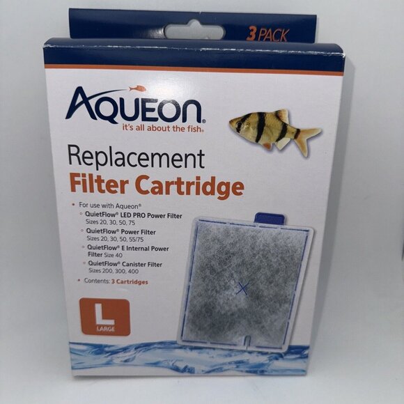 Replacement Filter Cartridges (LARGE) 3 Pack -  Aqueon GR52 - Picture 1 of 2